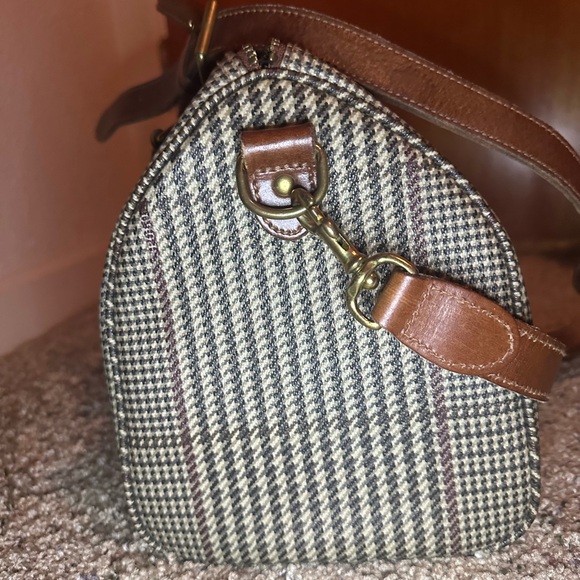 Polo Ralph Lauren Vintage houndstooth Speedy tote 2 way - Picture 4 of 10